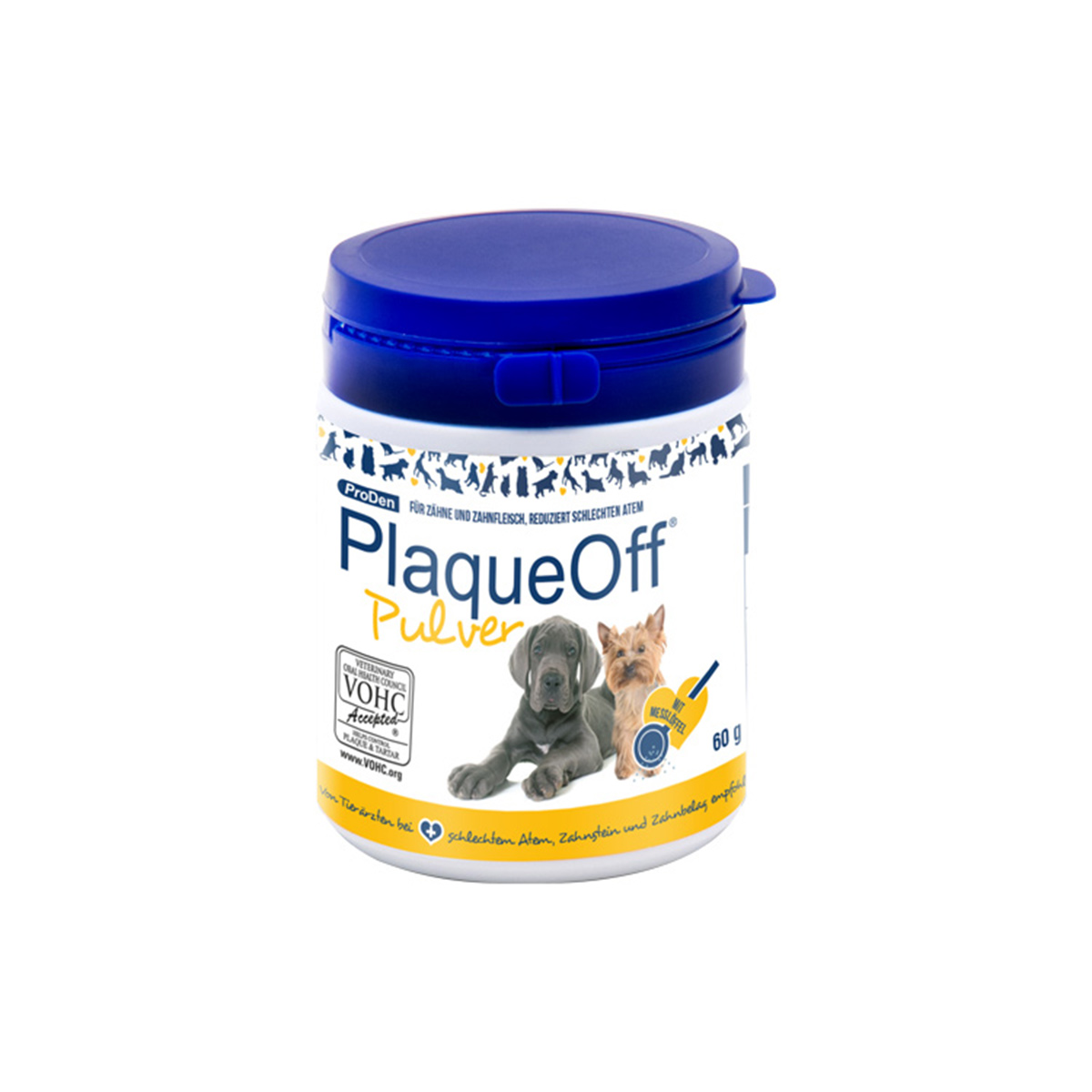 Grau PlaqueOff pro psy, 60 g