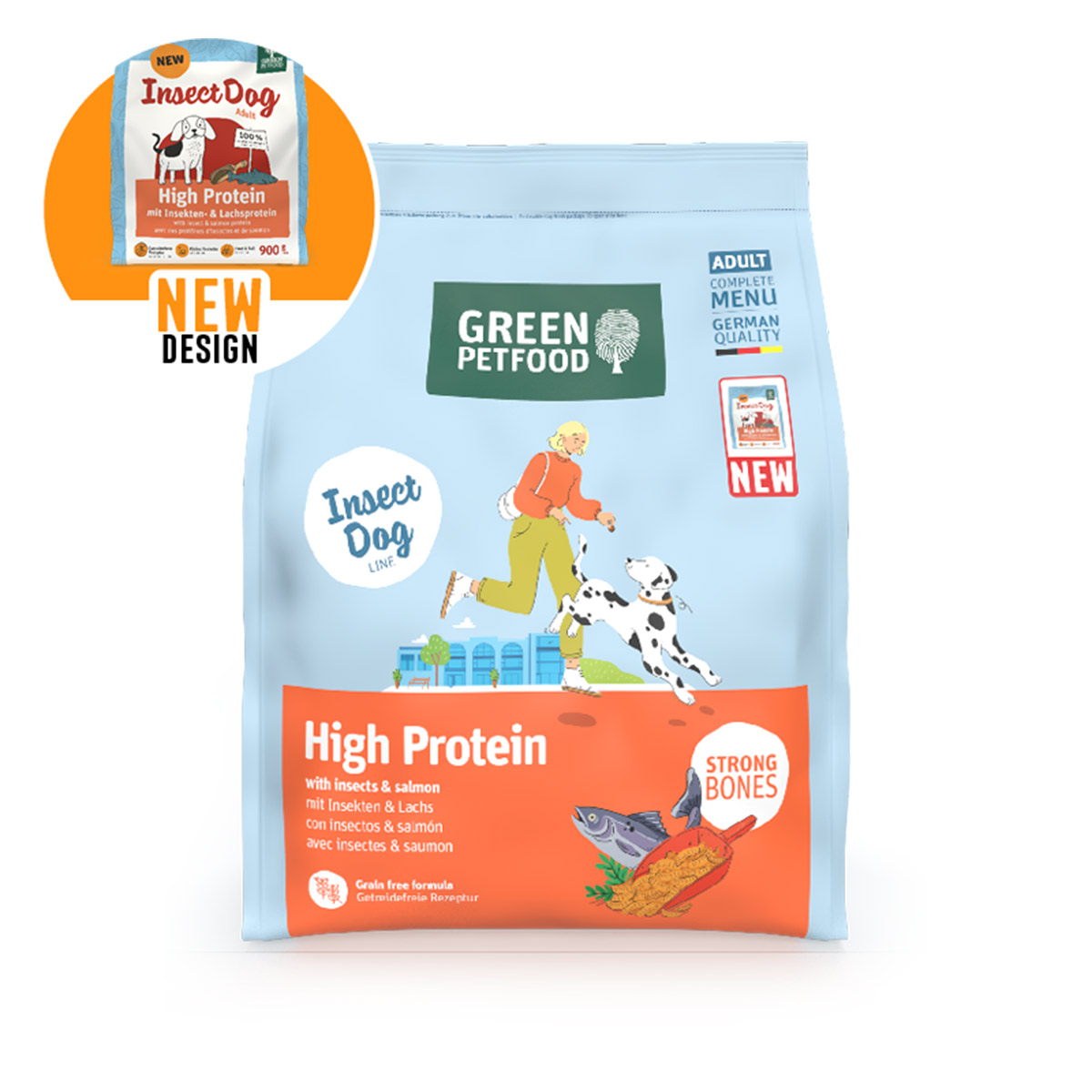 Green Petfood High Protein Insects &amp; Salmon