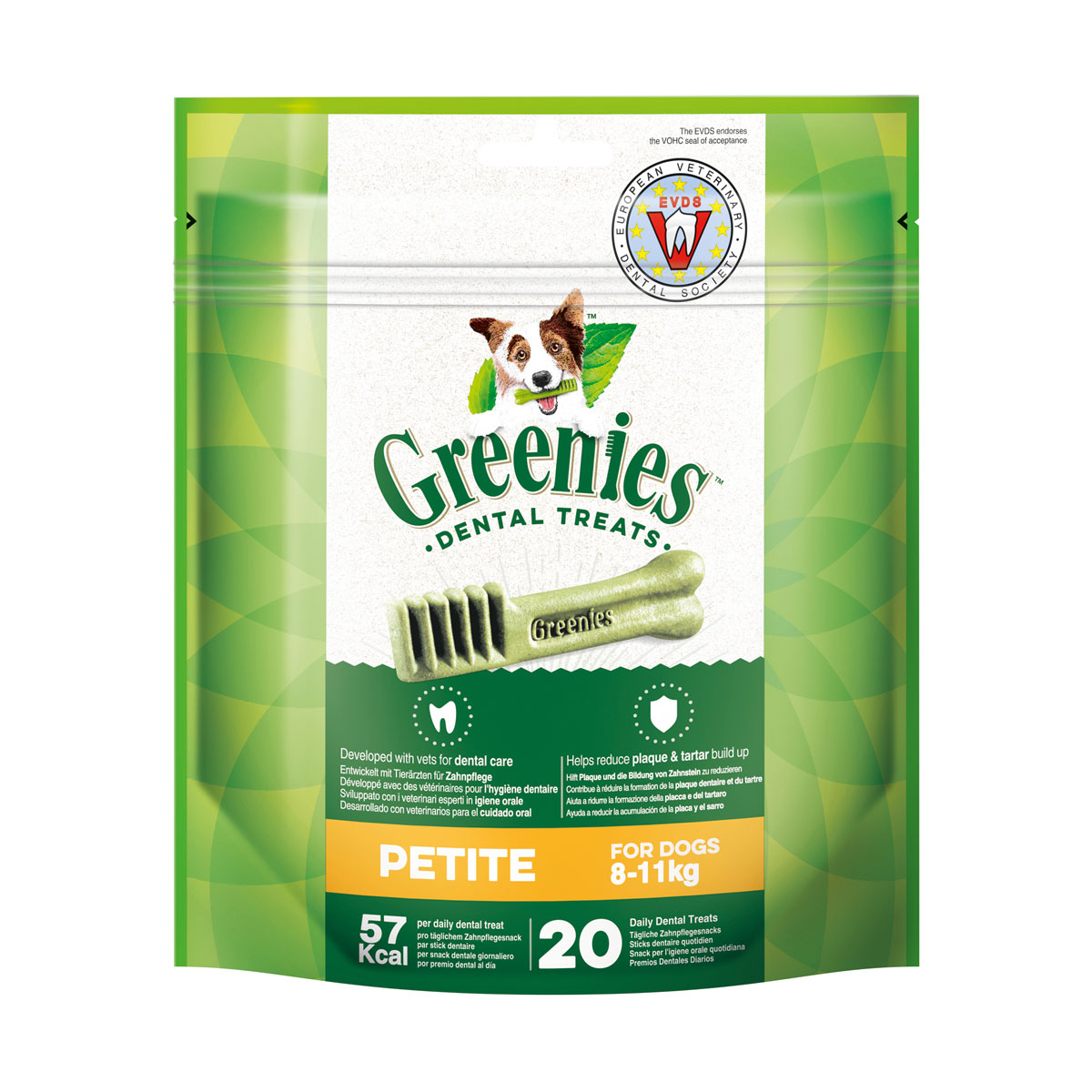 Greenies Petite Zahnpflegesnacks für Hunde von 8-11kg 340g