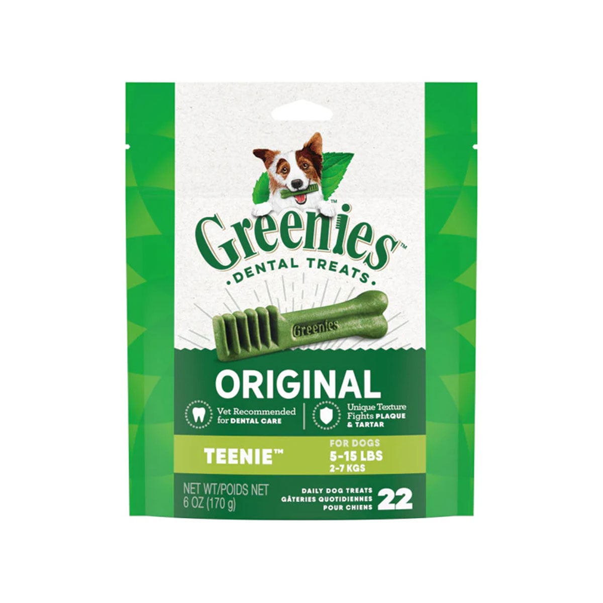 Greenies Teenie Zahnpflegesnacks für Hunde von 2-7kg 170g