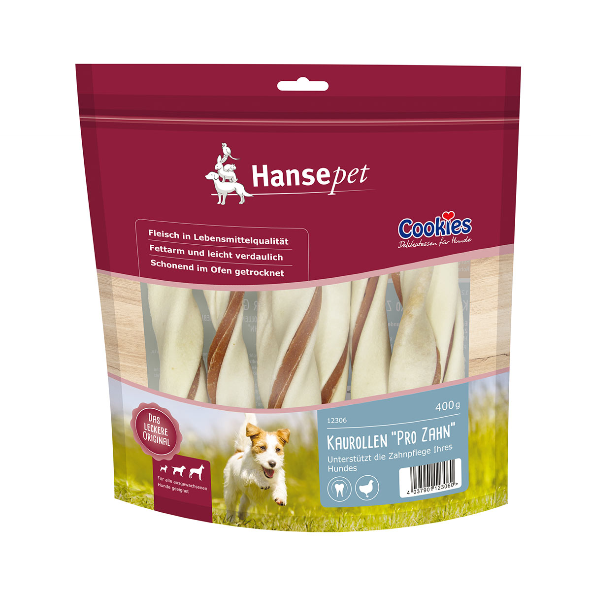 Hansepet Cookies Kaurollen „pro Zahn“ 400g