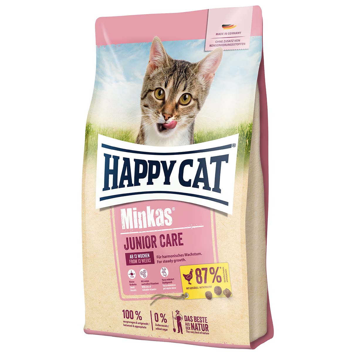 Levně Happy Cat Minkas Junior Care drůbež 1,5 kg