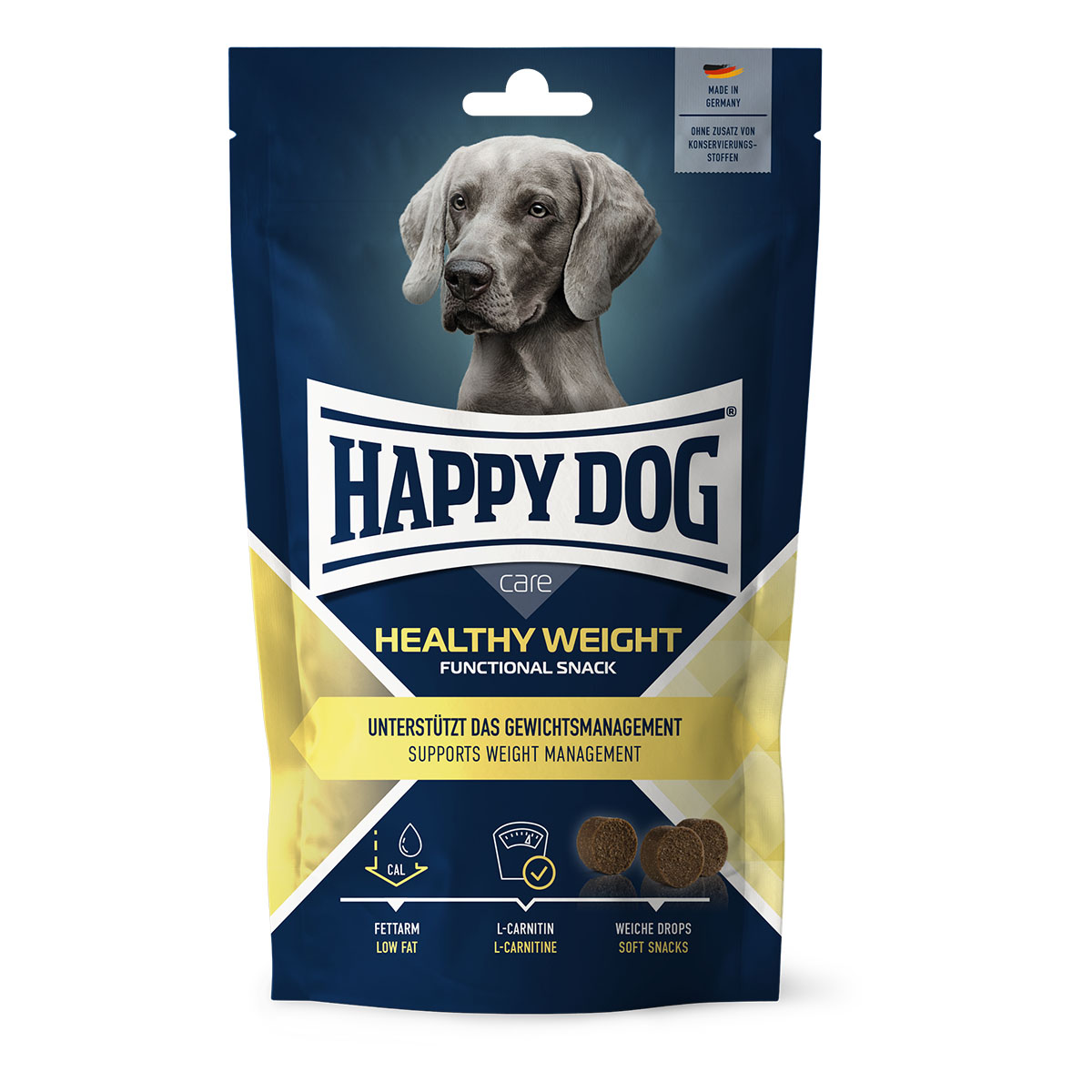 Levně Happy Dog Care Healthy Weight pamlsek pro psy 100 g