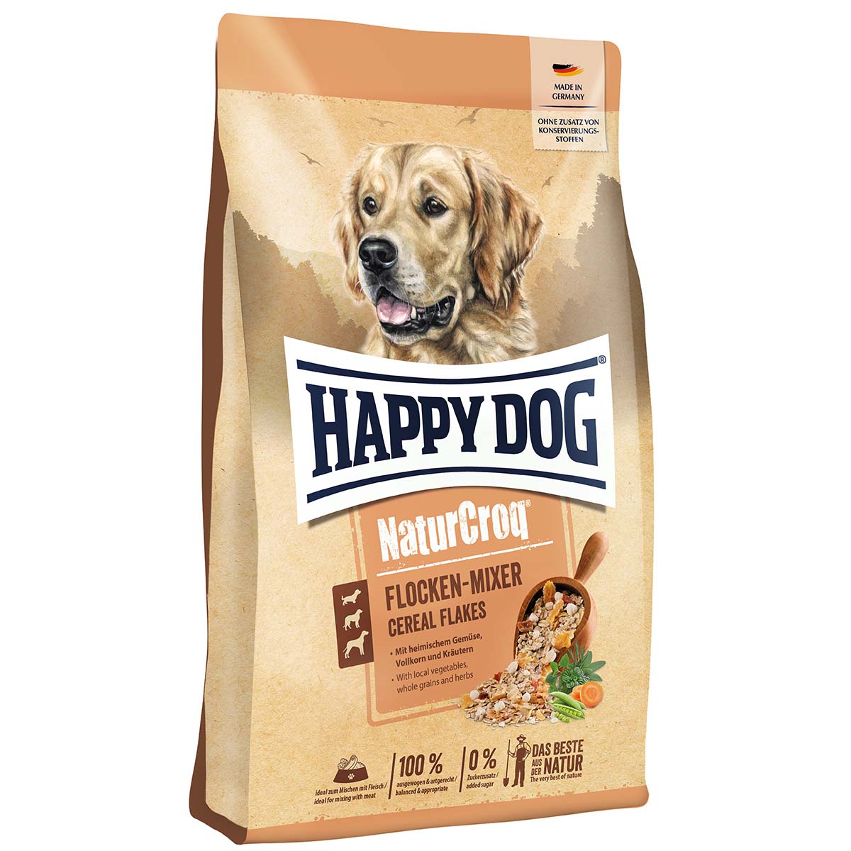 Levně Happy Dog Premium NaturCroq Mixer vločky 2 x 1,5 kg