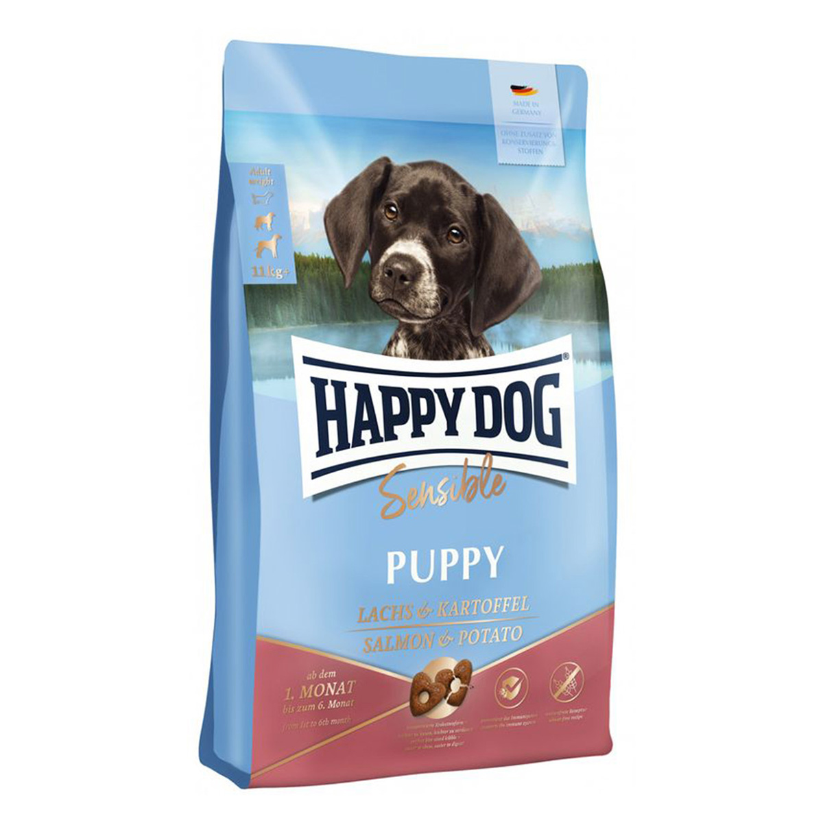 Happy Dog Supreme Sensible Puppy losos s bramborami 4 kg