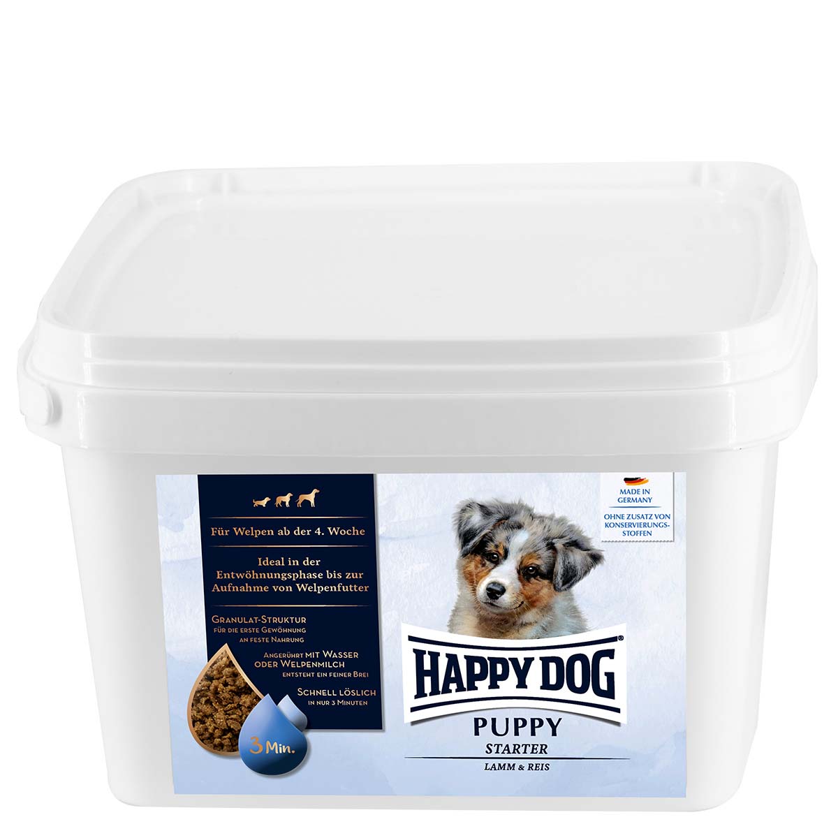 Happy Dog Supreme Young Puppy Starter jehněčí maso s rýží, 1,5 KG