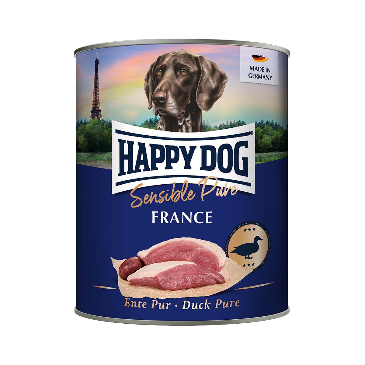 Happy Dog Pur čisté kachní maso 6 × 800 g