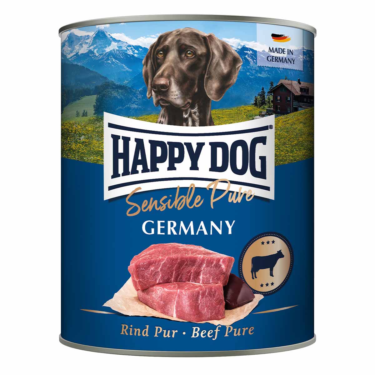 Levně Happy Dog Sensible Pure Germany (hovězí) 12 × 800 g