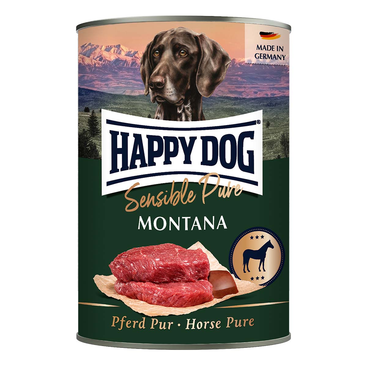 Levně Happy Dog Sensible Pure Montana (koňské) 12 × 400 g