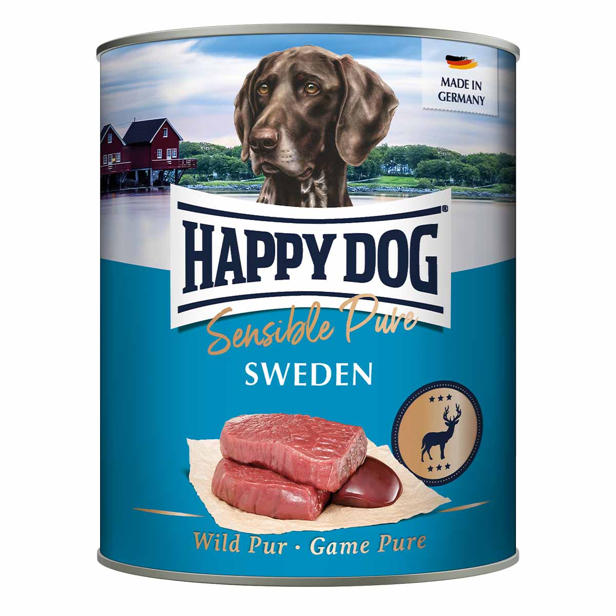 Happy Dog Sensible Pure Sweden (zvěřina) 12 × 800 g