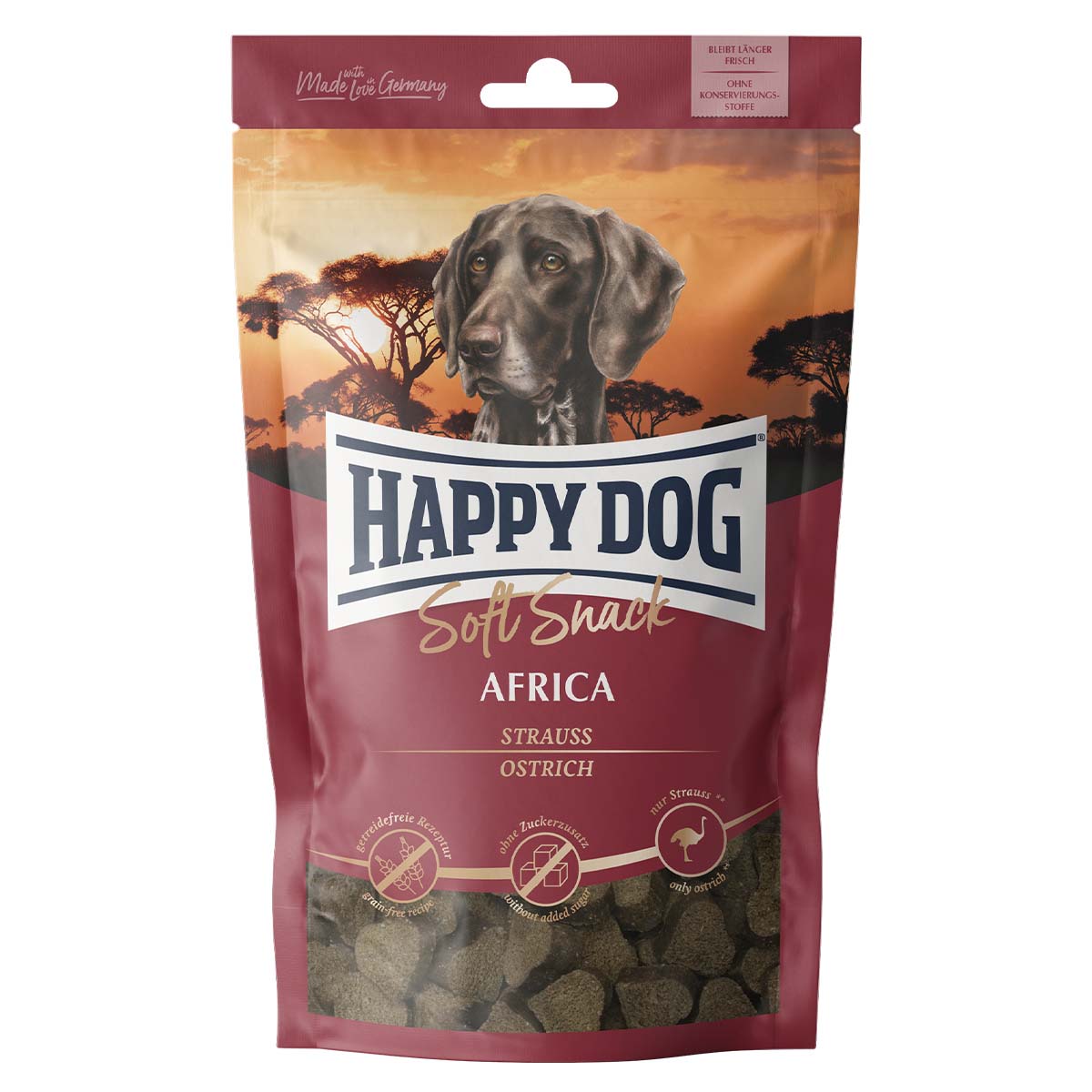 Levně Happy Dog jemný pamlsek Africa 100 g