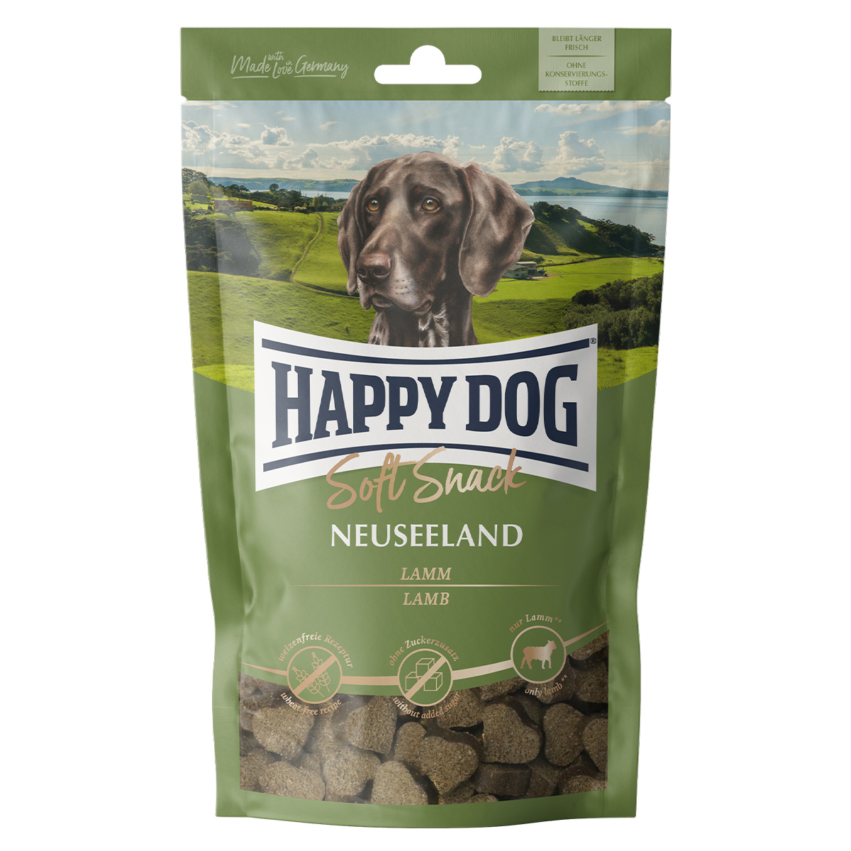 Happy Dog jemný pamlsek Neuseeland 5 × 100 g