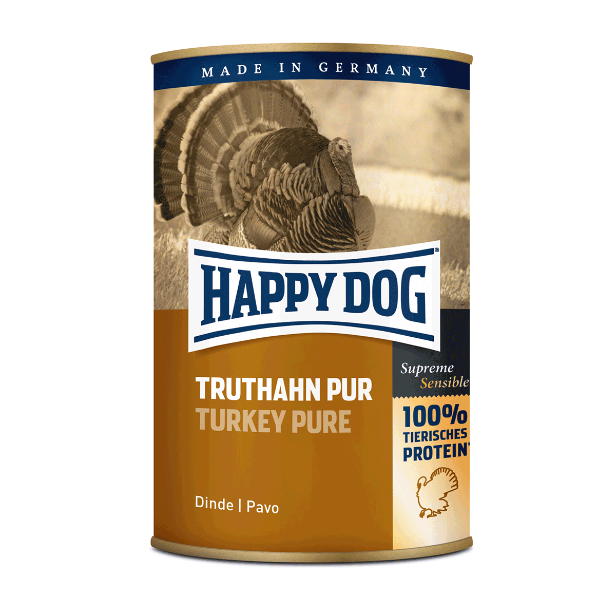 Happy Dog Pur čisté krocaní maso 6 × 400 g 5 + 1 zdarma