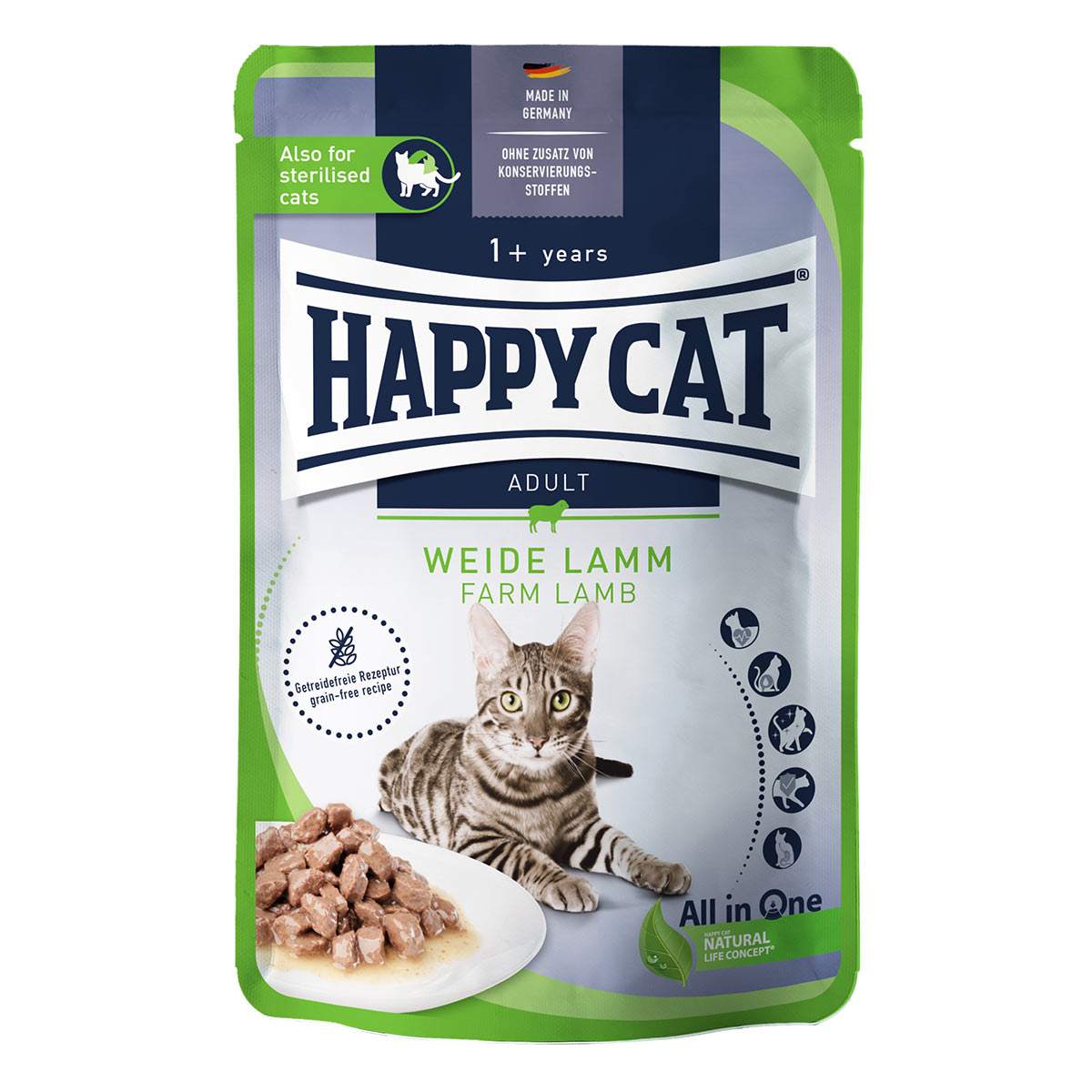 Levně Happy Cat Tray Culinary Meat in Sauce jehněčí z pastvin 12 × 85 g