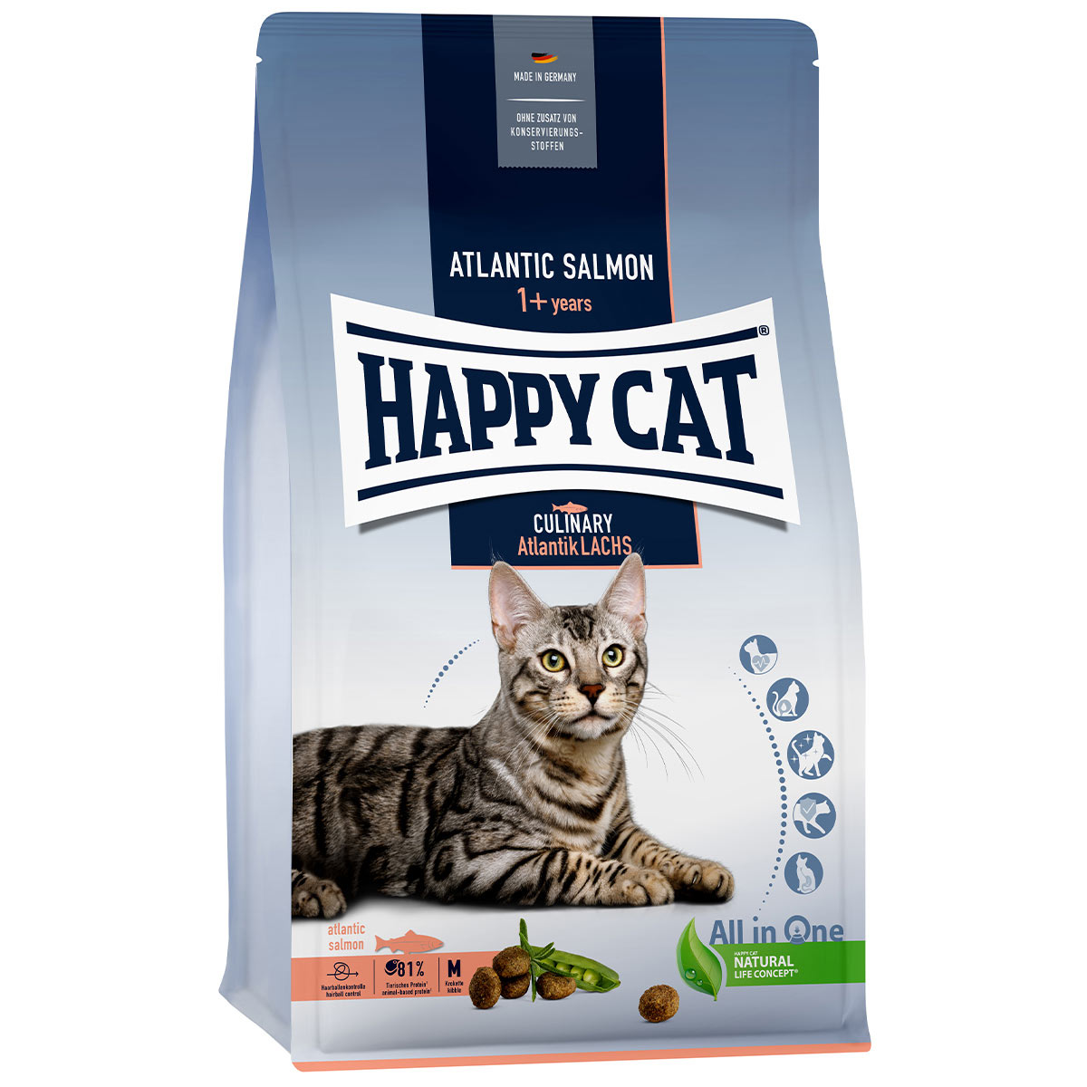 Levně Happy Cat Culinary Adult atlantský losos 10 kg