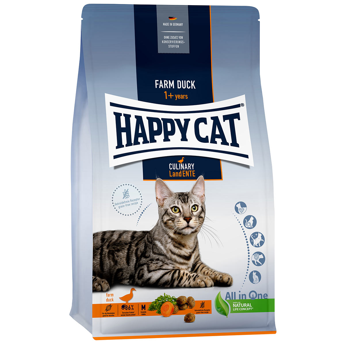 Happy Cat Culinary Adult venkovská kachna 1,3 kg
