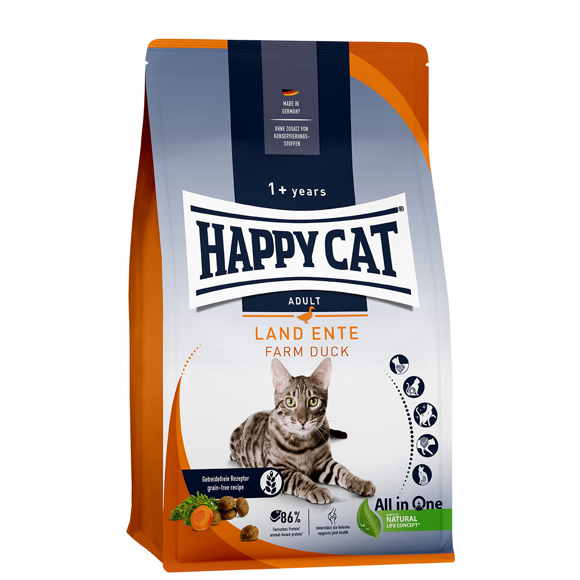 Happy Cat Culinary Adult venkovská kachna 3 × 4 kg