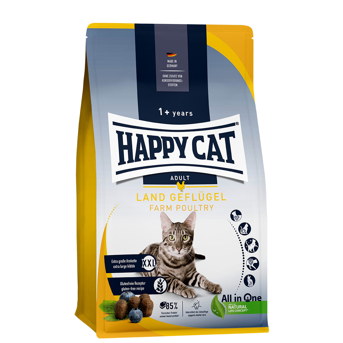 Happy Cat Culinary Adult venkovská drůbež 2 × 10 kg