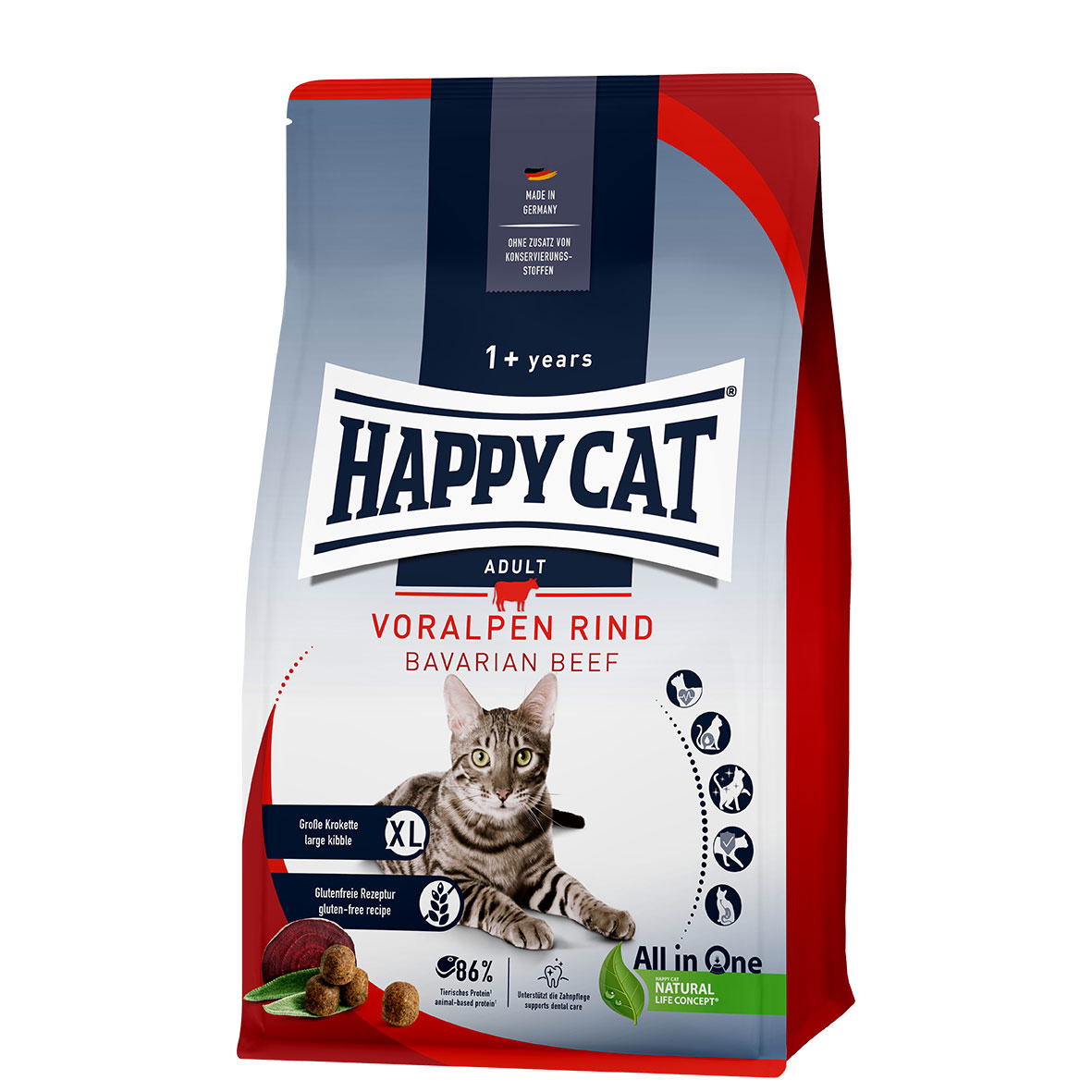 Happy Cat Culinary Adult hovězí z předhůří Alp 10 kg