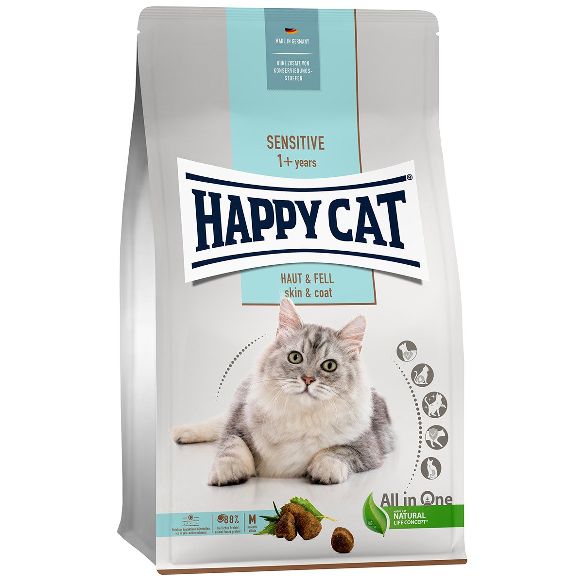 Happy Cat Sensitive kůže a srst 1,3 kg