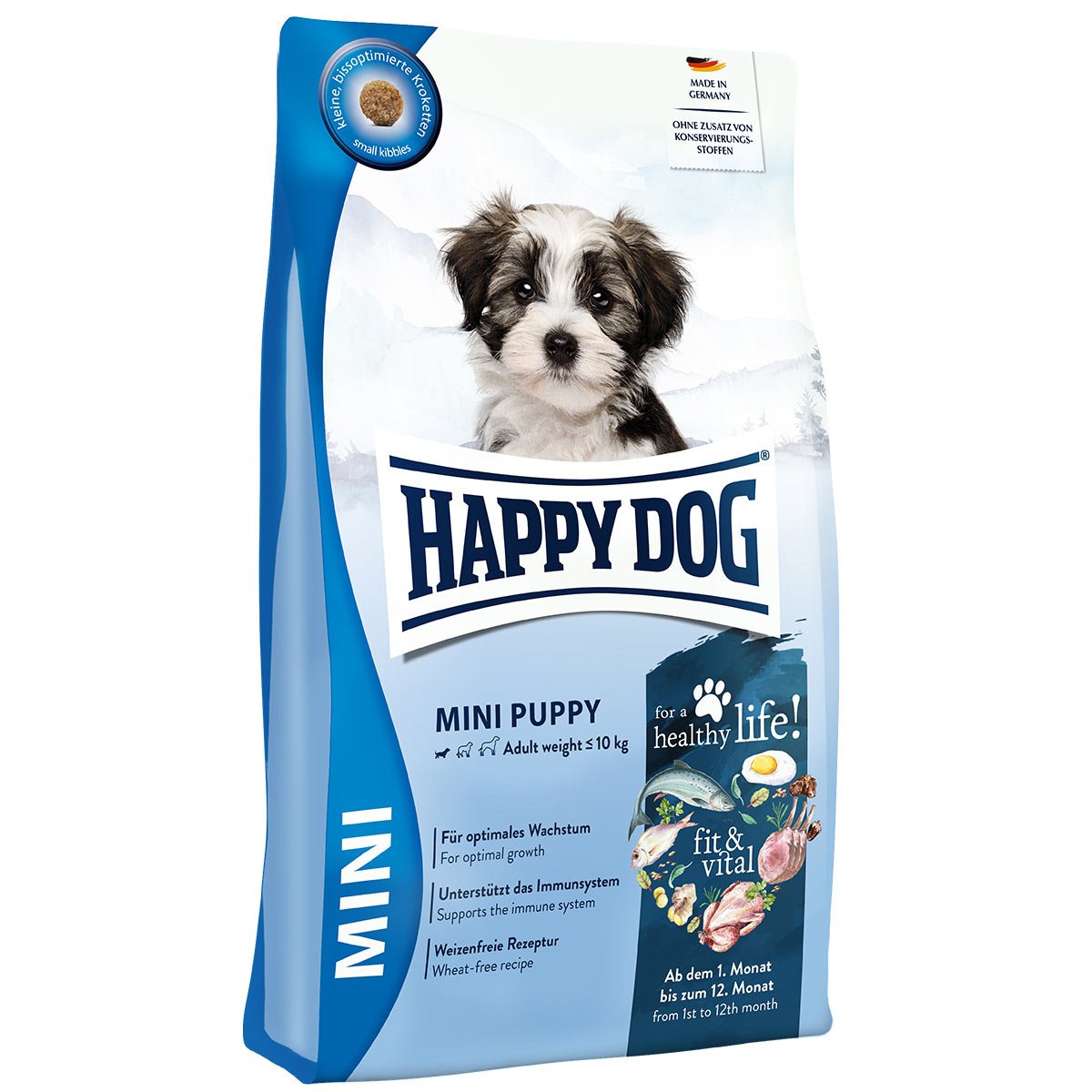 Levně Happy Dog fit & vital Mini Puppy 4 kg