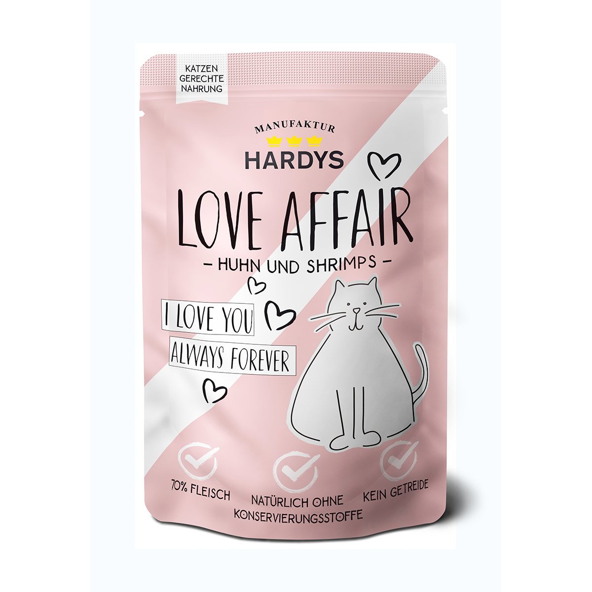 Levně Hardys Love Affair kuře a krevety 24× 100 g