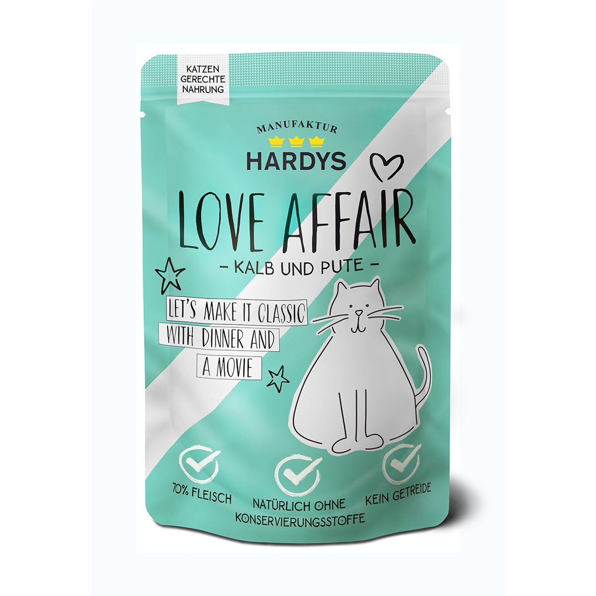Hardys Love Affair, telecí a krůta 24× 100 g