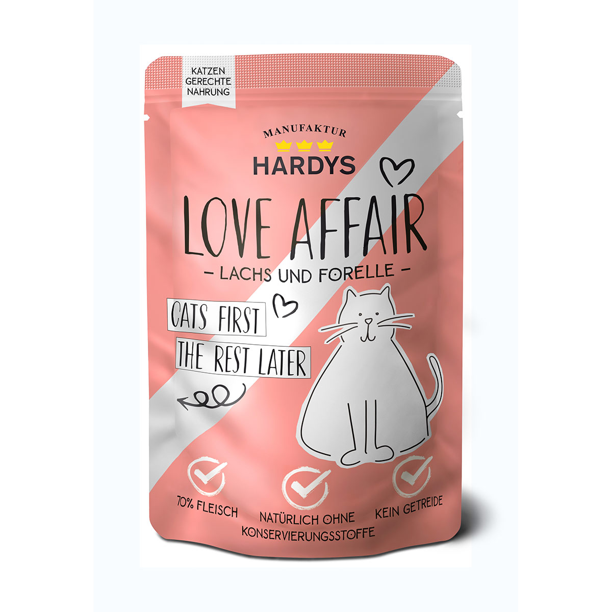 Levně Hardys Love Affair losos a pstruh 24× 100 g