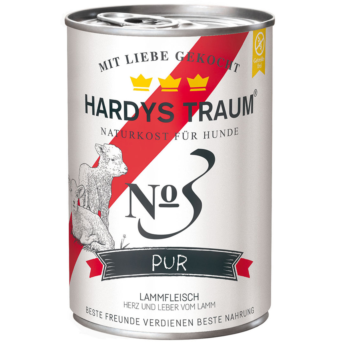 Hardys Traum Pur No. 3 s jehněčím masem 12 × 400 g