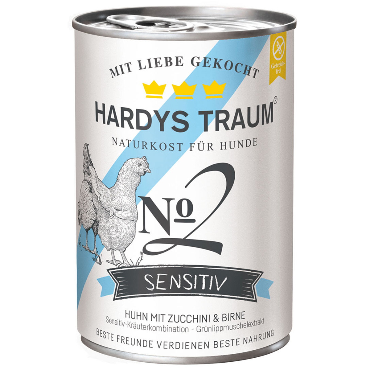 Hardys Traum Sensitiv No. 2 s kuřecím masem 12 × 400 g
