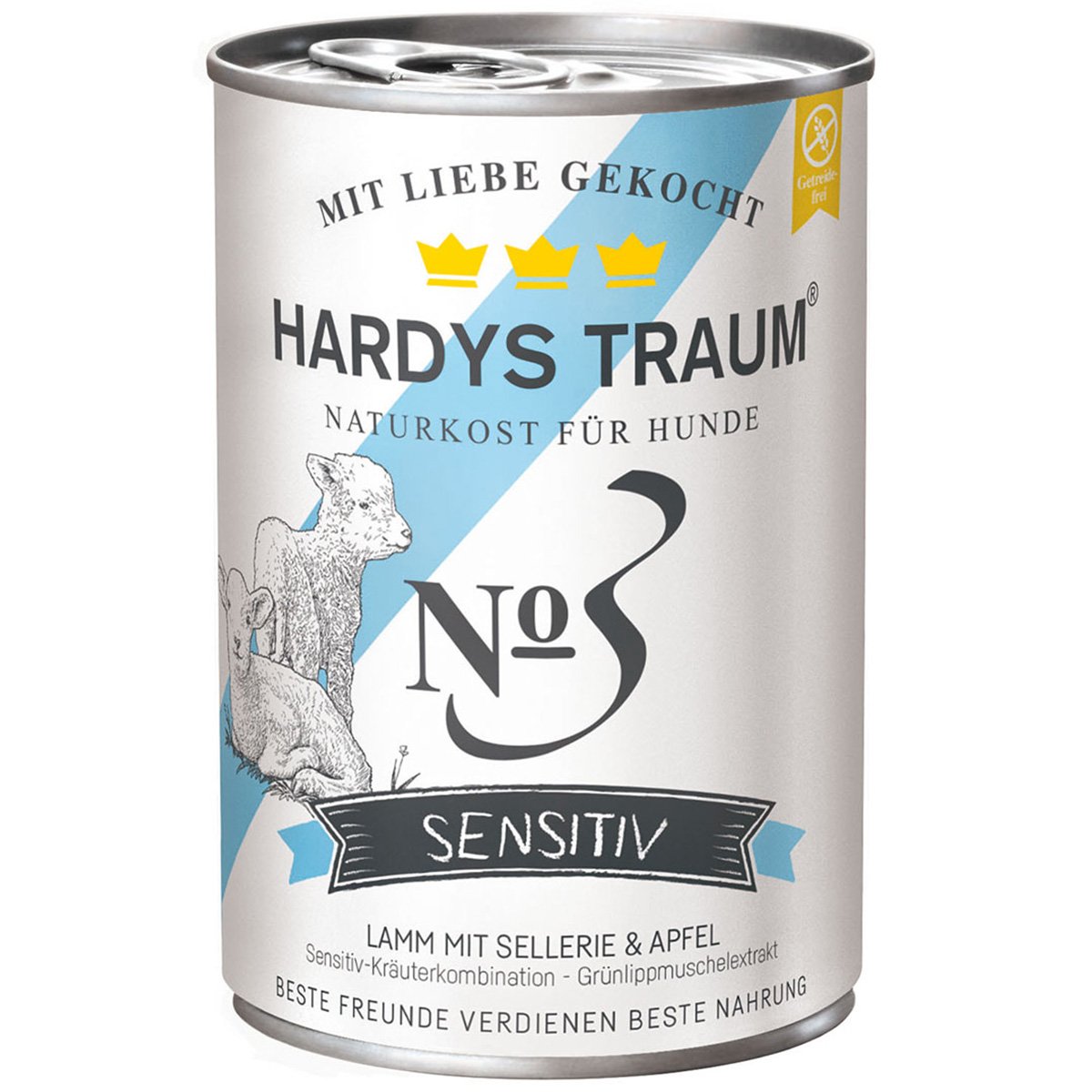 Hardys Traum Sensitiv No. 3 s jehněčím masem 12 × 400 g