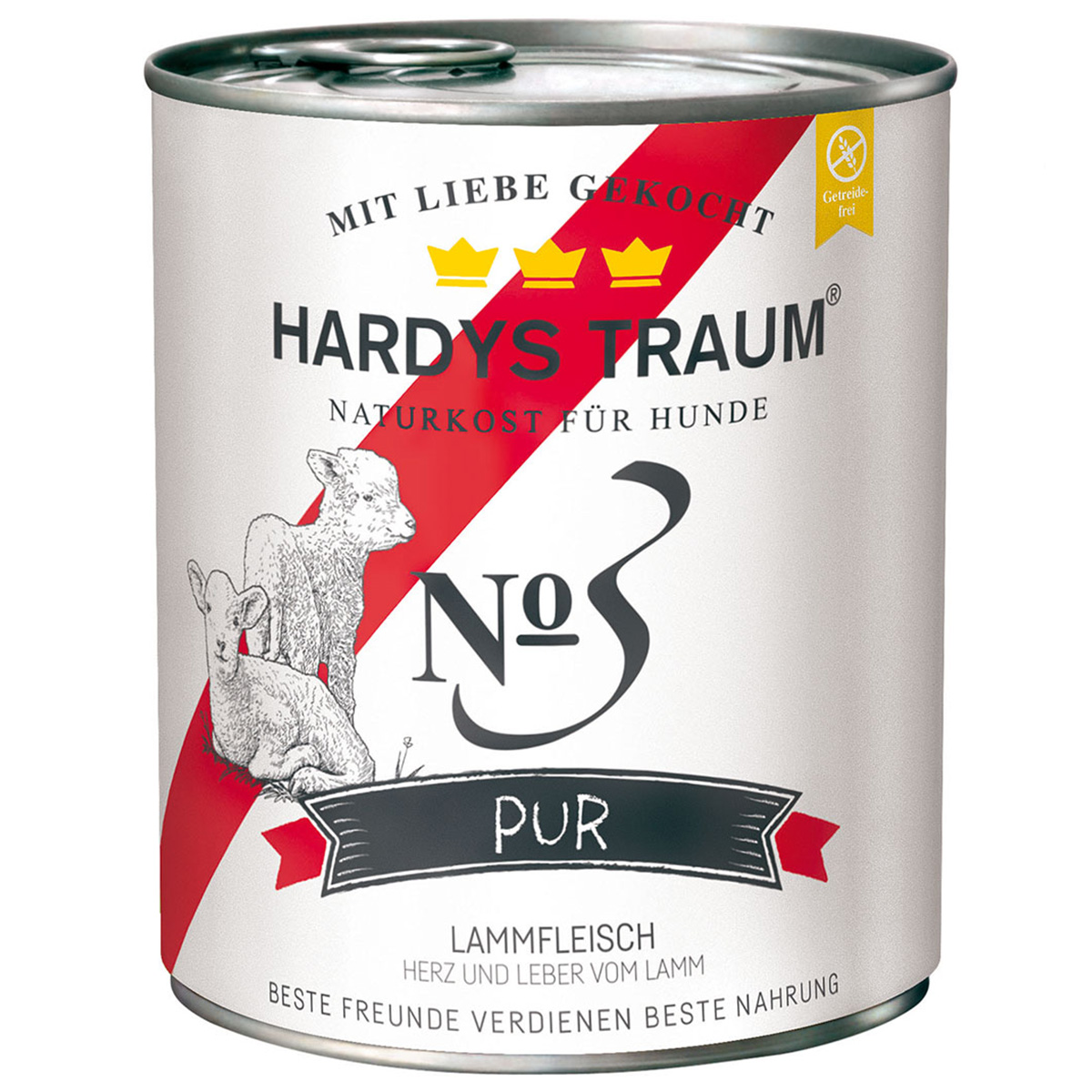 Hardys Traum Pur No. 3 s jehněčím masem 6 × 800 g