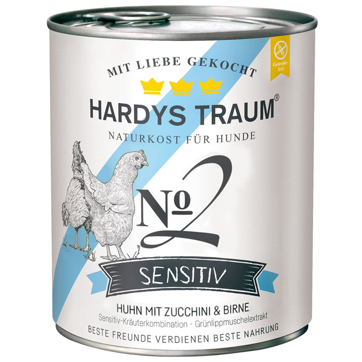 Hardys Traum Sensitiv No. 2 s kuřecím masem 12 × 800 g