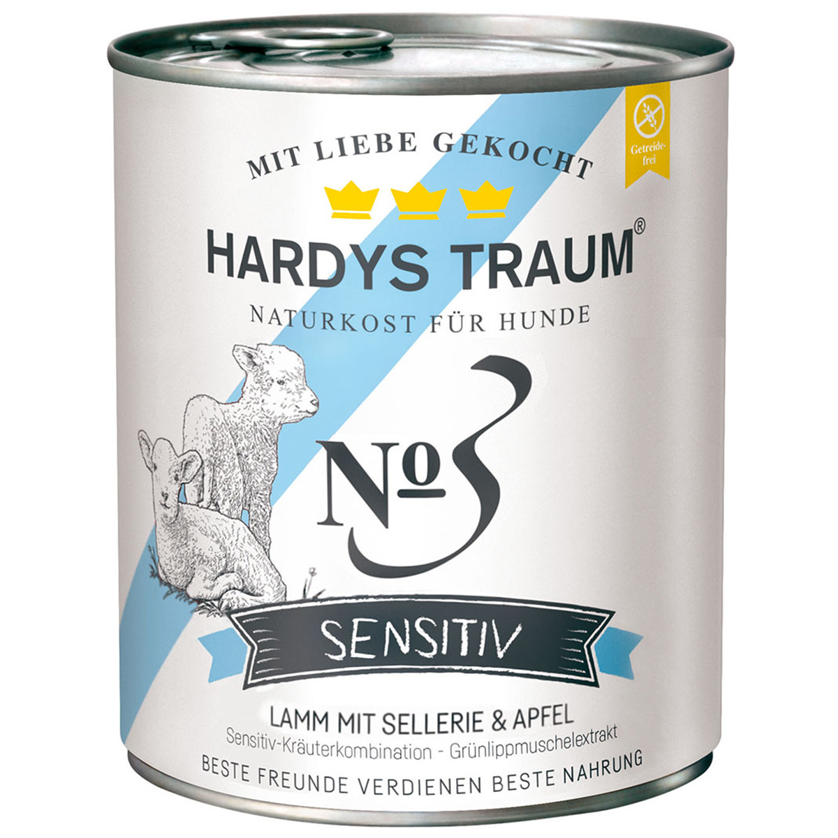 Hardys Traum Nassfutter Sensitiv No. 3 Lamm 12x800g
