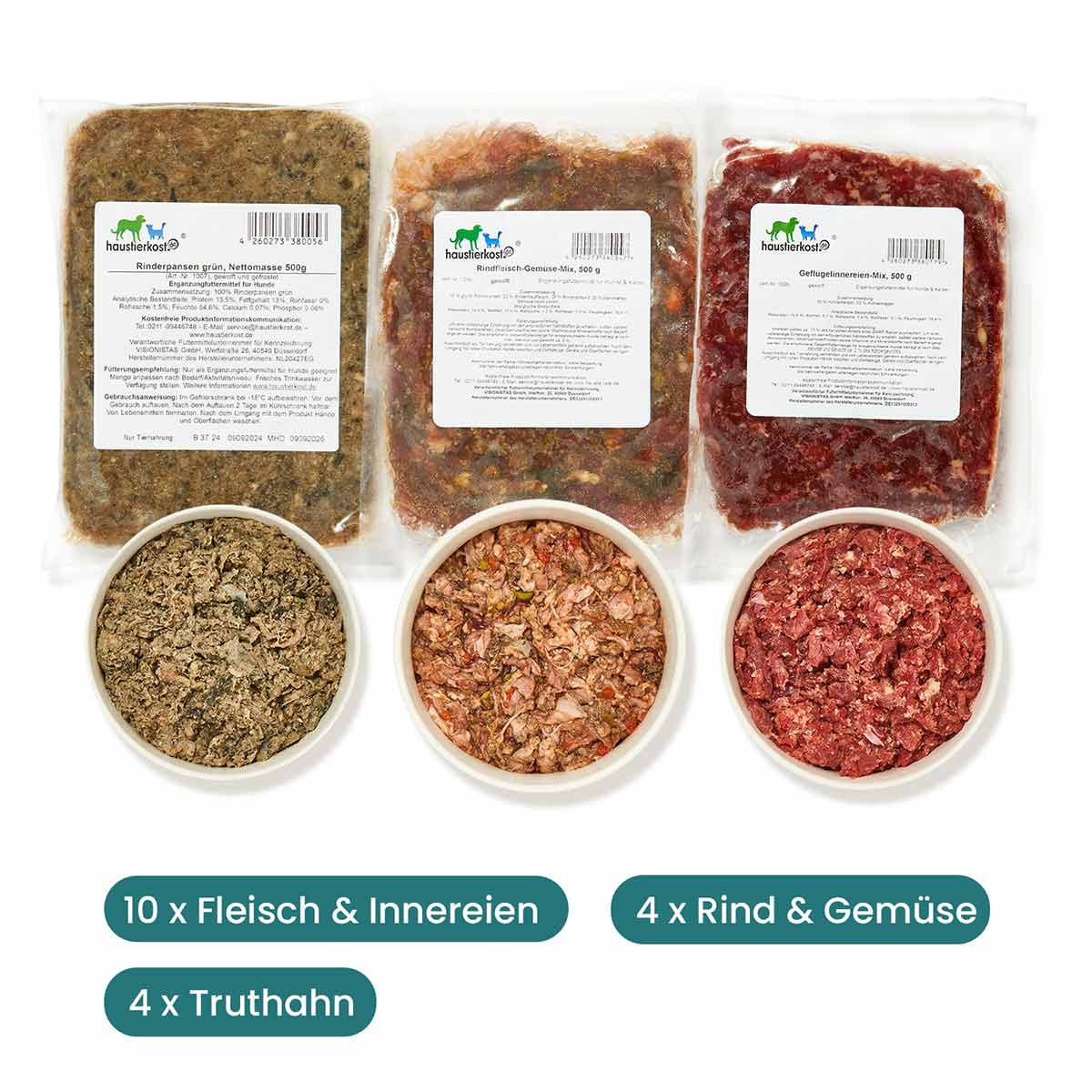 Haustierkost Paket Hund Übergewicht 9 kg