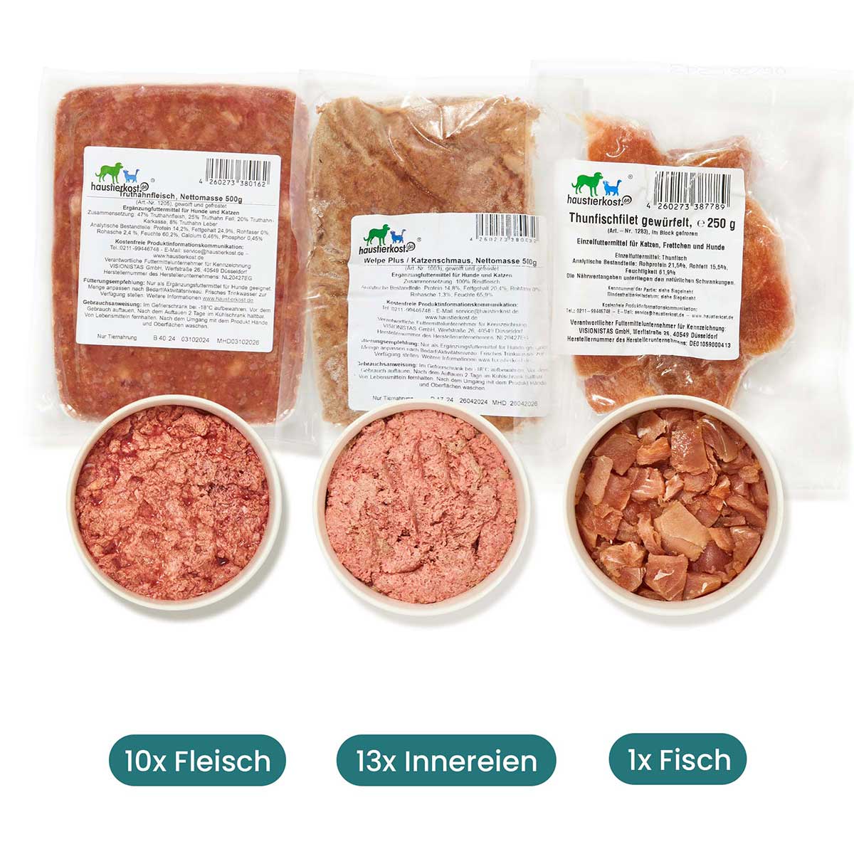Haustierkost Paket Katze ausgewachsen 9 kg