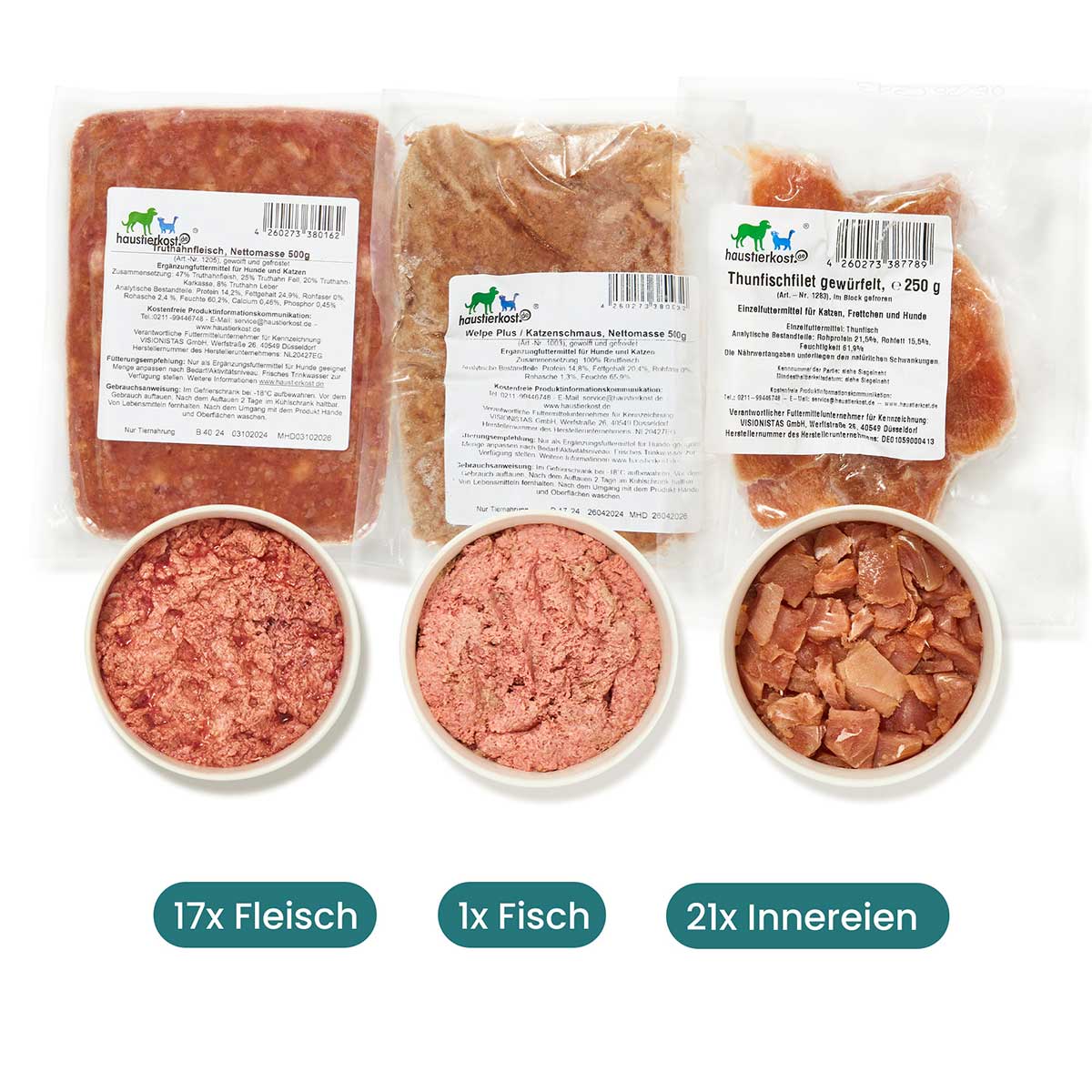 Haustierkost Paket Katze Kitten 15 kg