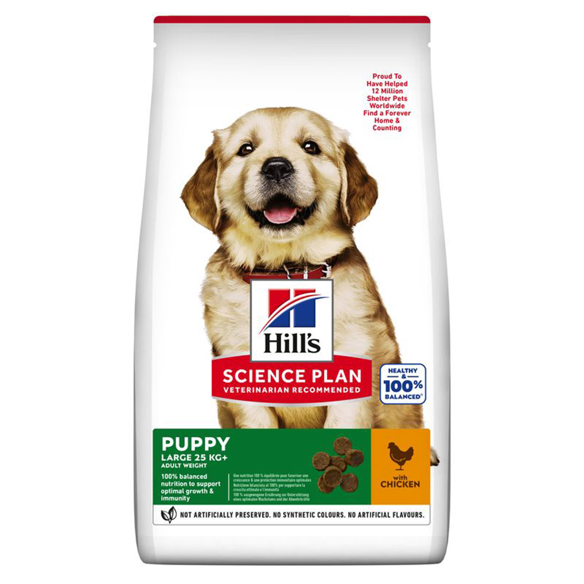 Hill's Science Plan Large Breed Puppy pro psy, kuřecí, 14,5 kg