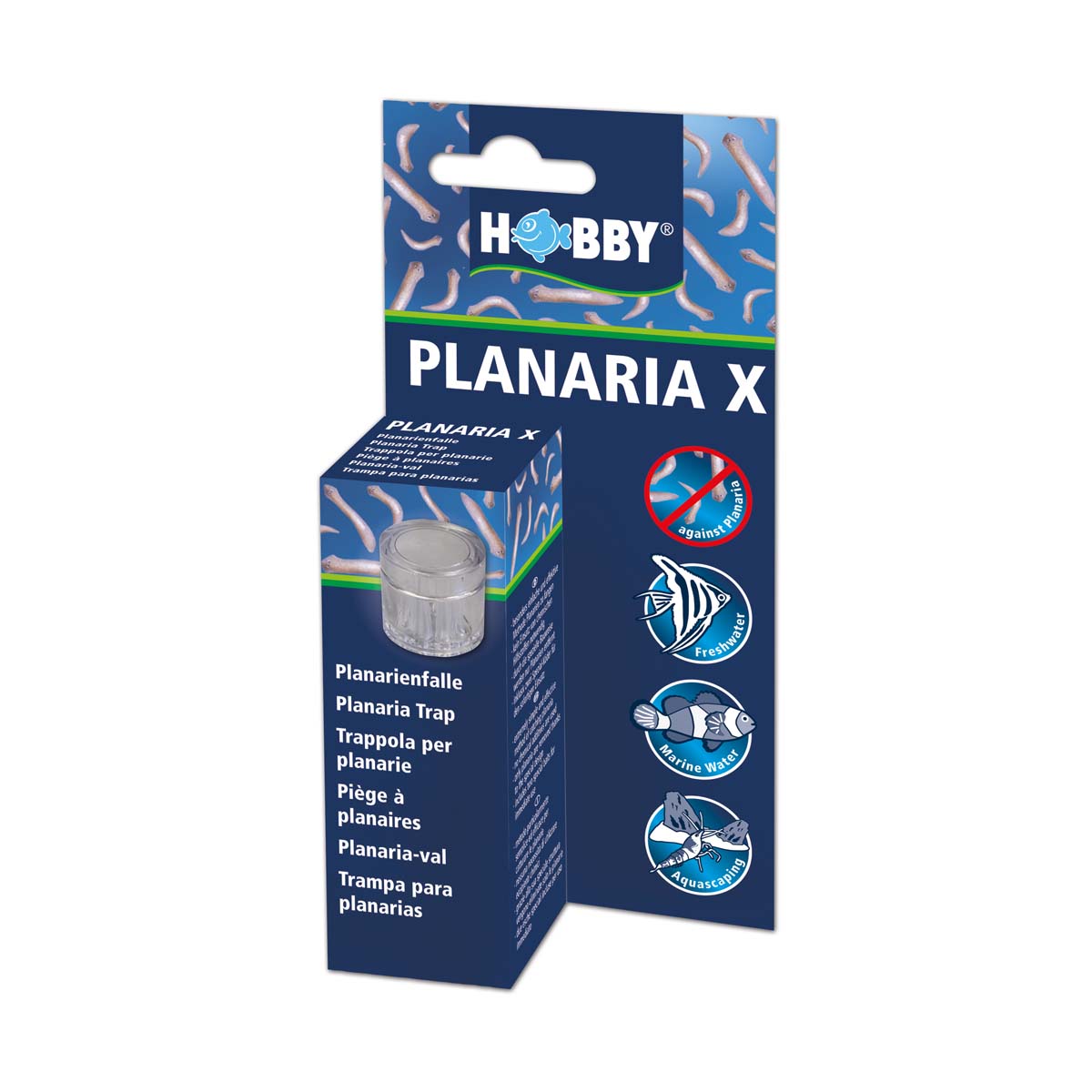 Hobby past na ploštěnky Planaria X s 2× nástrahou