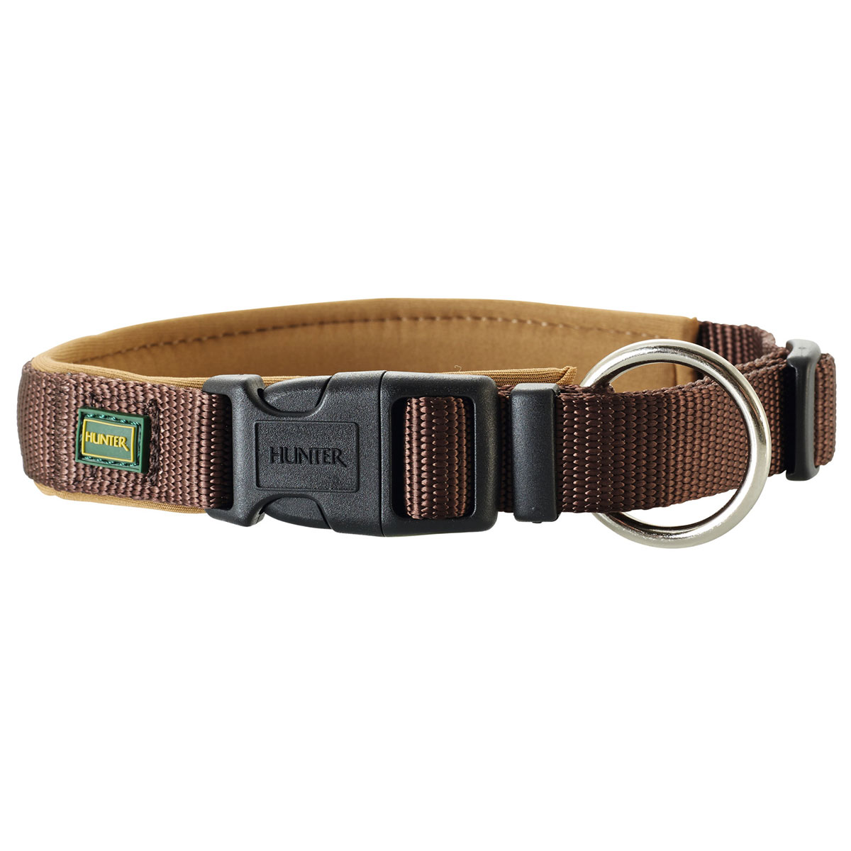 Hunter Neopren Vario Plus obojek, hnědý/karamelový 45 × 2 cm