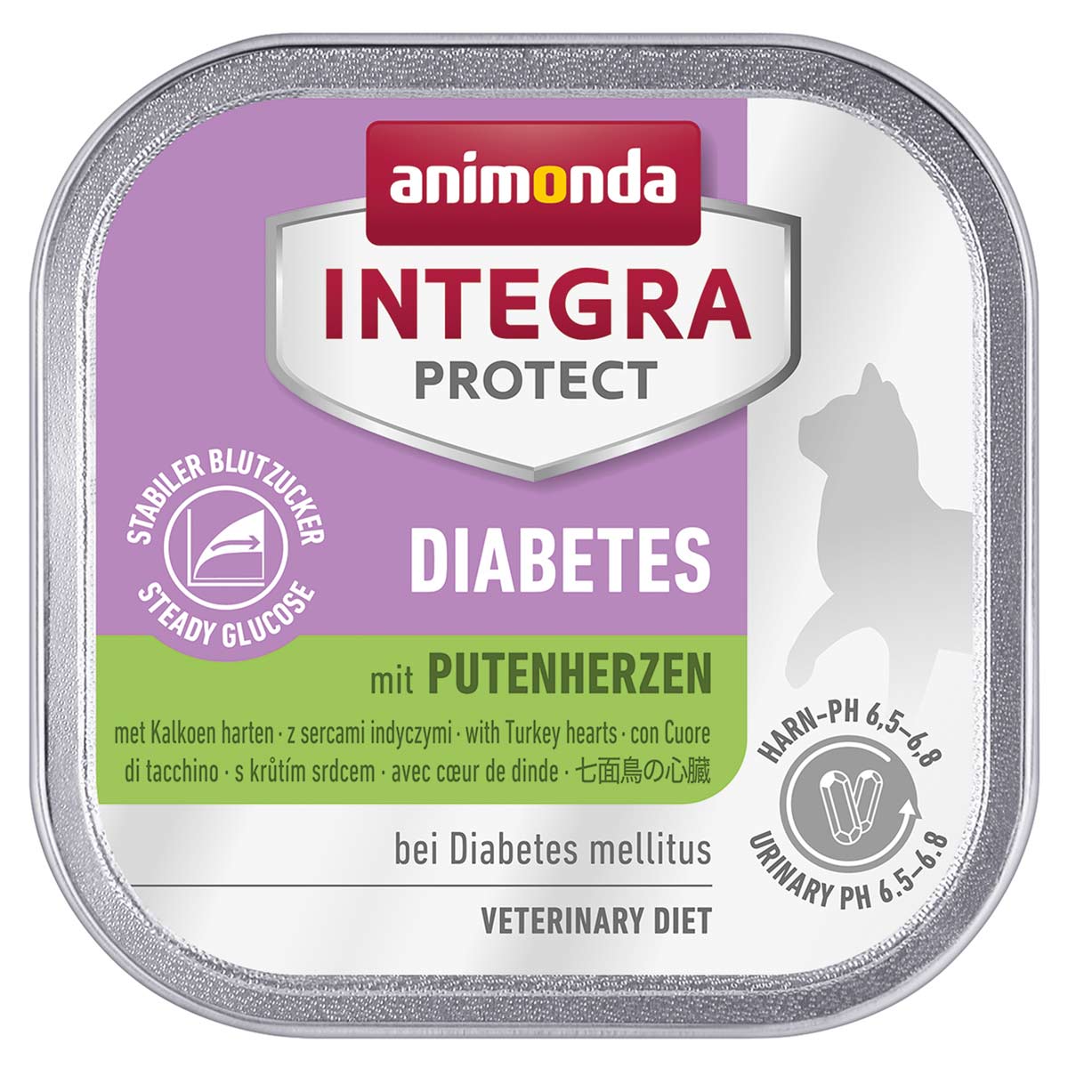 Animonda Integra Protect Diabetes s krůtími srdci 16x100g