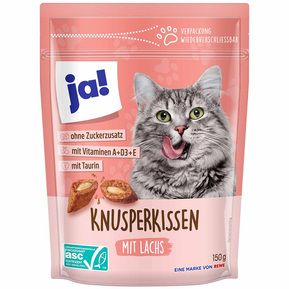ja! Knusperkissen ASC Lachs
