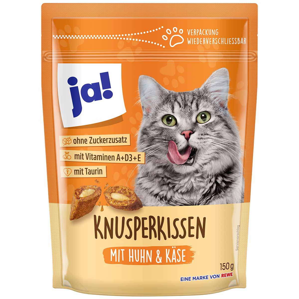 ja! Knusperkissen Huhn &amp; Käse