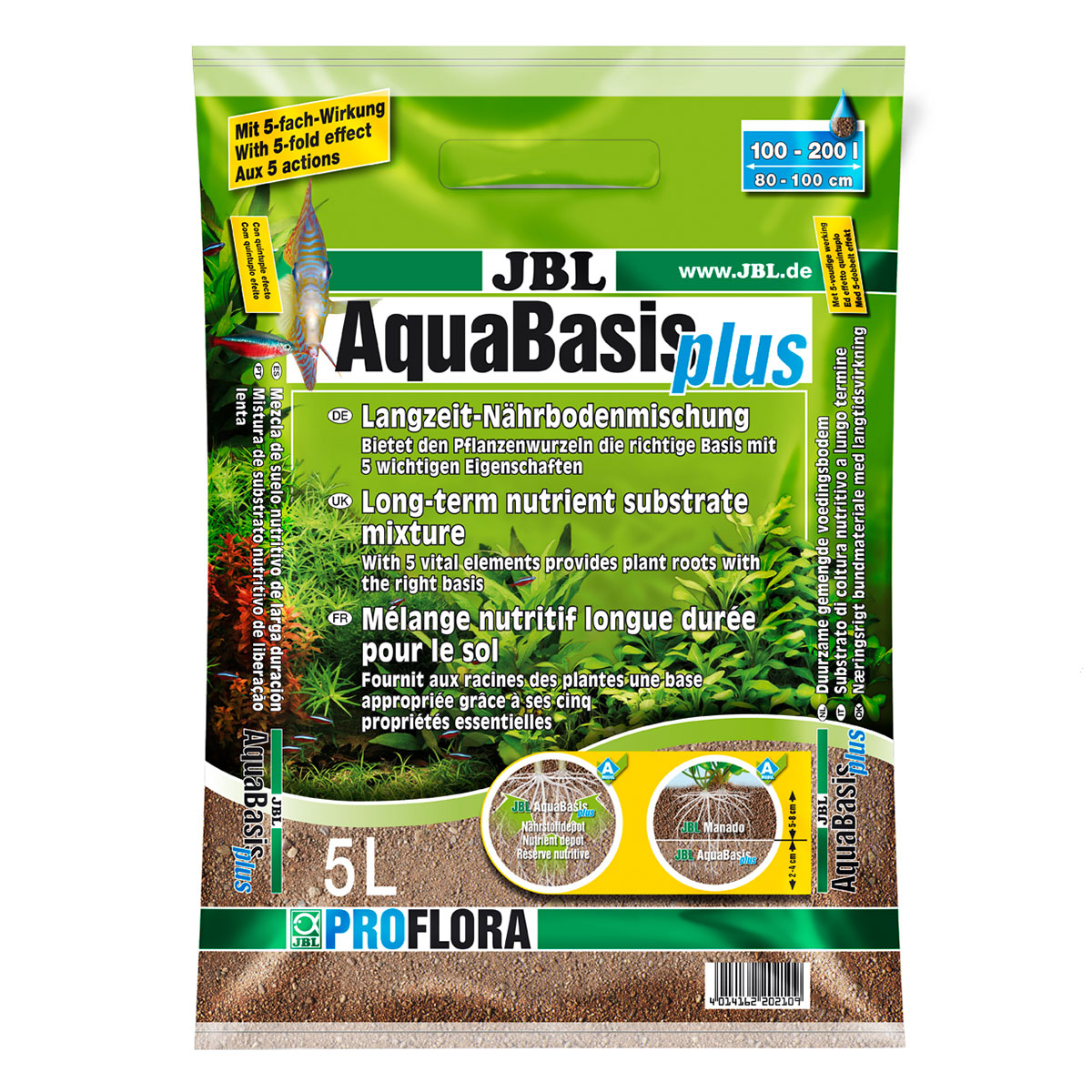 JBL AquaBasis Plus Langzeit-Nährbodenmischung