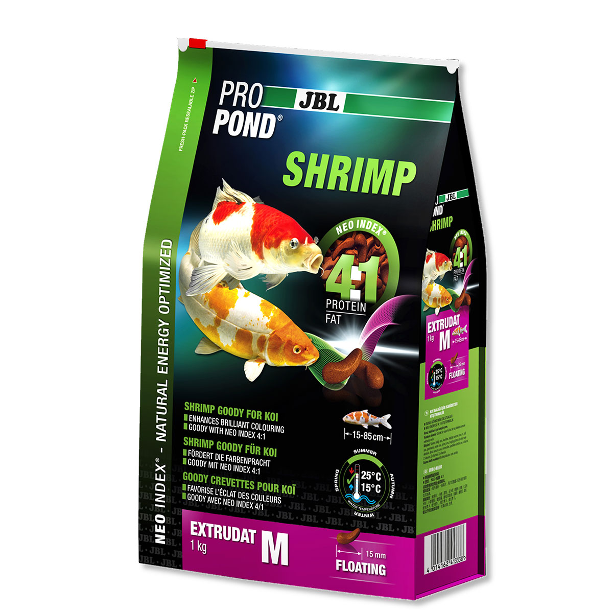 JBL ProPond Shrimp krevety jako pamlsek pro koi, 1,0 kg