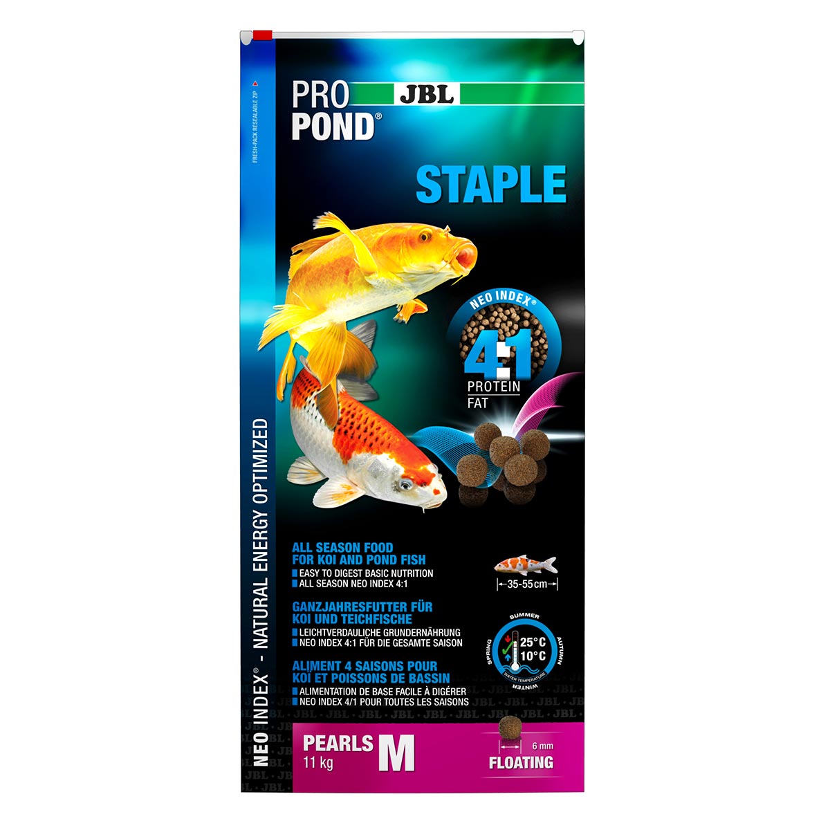 JBL PROPOND kompletní krmivo STAPLE M 11 kg