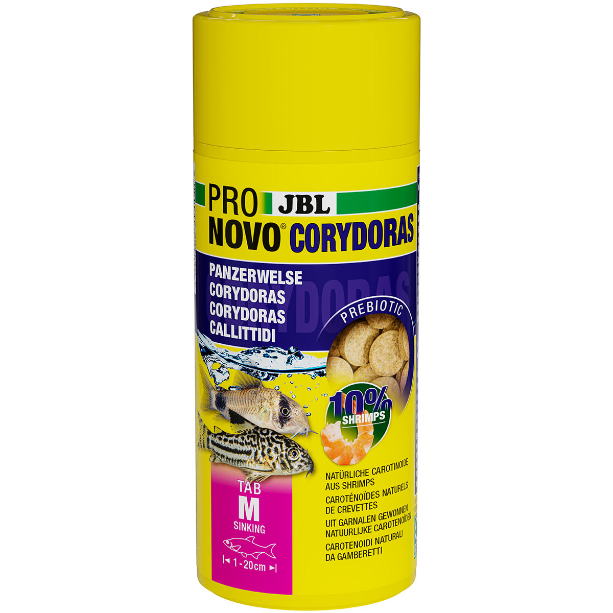 JBL ProNovo Corydoras Tabs M für Panzerwelse 250ml