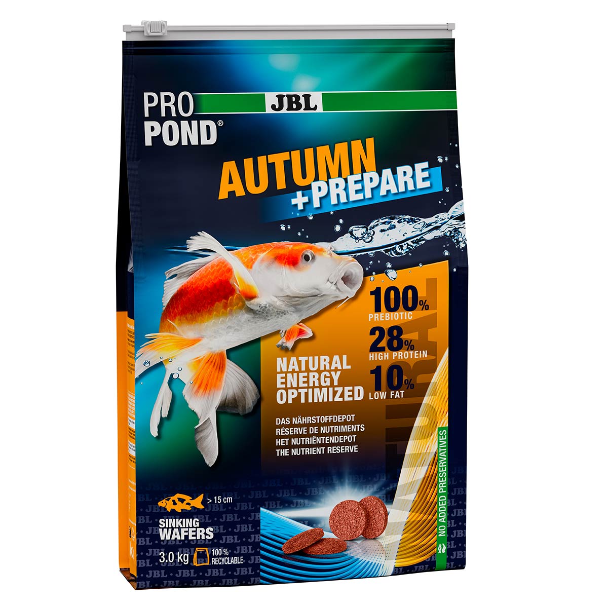 JBL ProPond Autumn + Prepare Wafers Herbstfutter 3kg