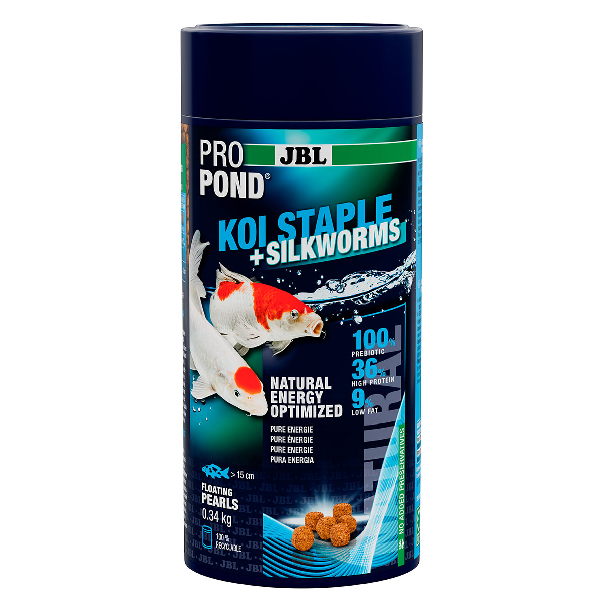JBL ProPond Koi Staple + Silkworms Pearls