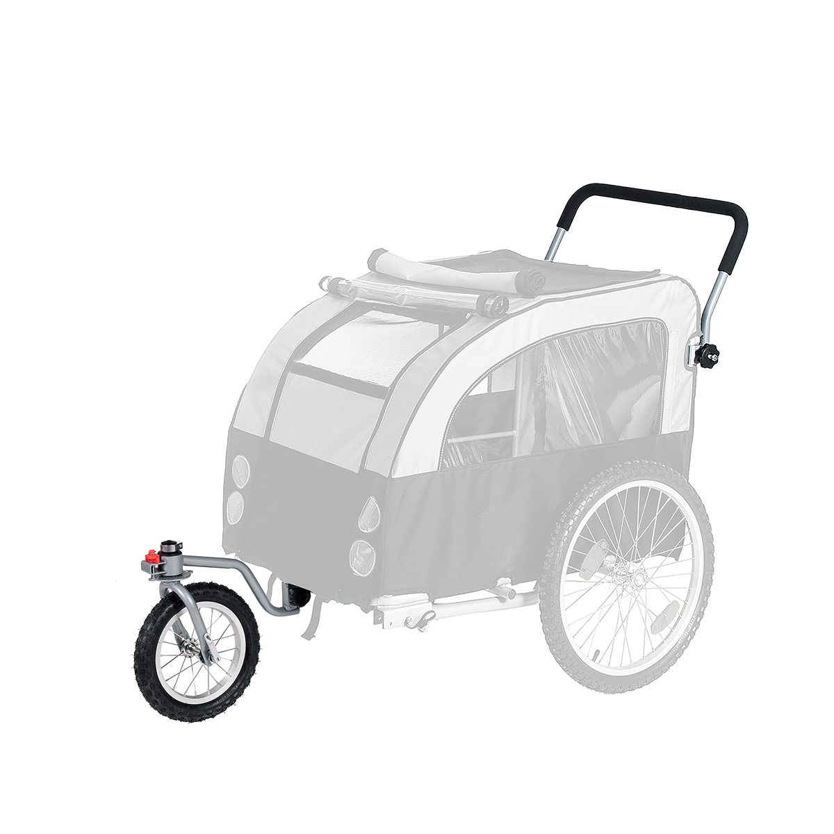 Funkční sada pro jogging pro Doggy Liner Paris De Luxe Teflon® šedá/černá